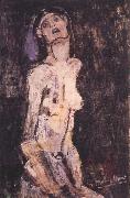 Amedeo Modigliani Suffering Nude (mk39) oil on canvas